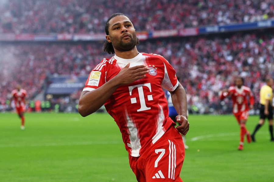 Serge Gnabry brachte die Bayern mit einem Traumtor gegen den HSV in Führung.