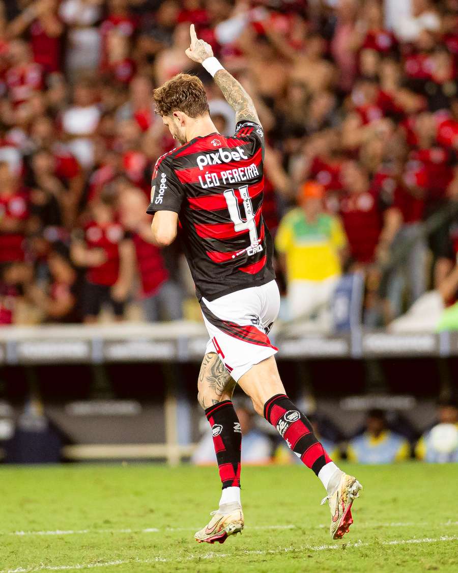 Léo Pereira marcou pelo Flamengo