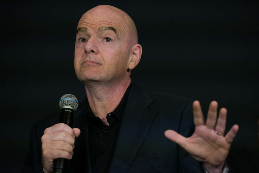 Infantino has come under scrutiny over his decision not to suspend Israel