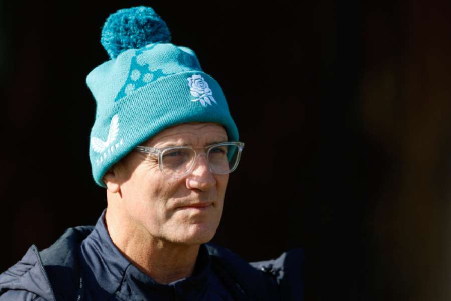 England head coach John Mitchell during training