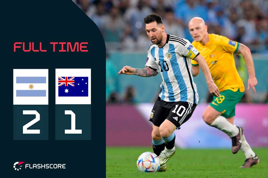 Lionel Messi was in inspired form against Australia.