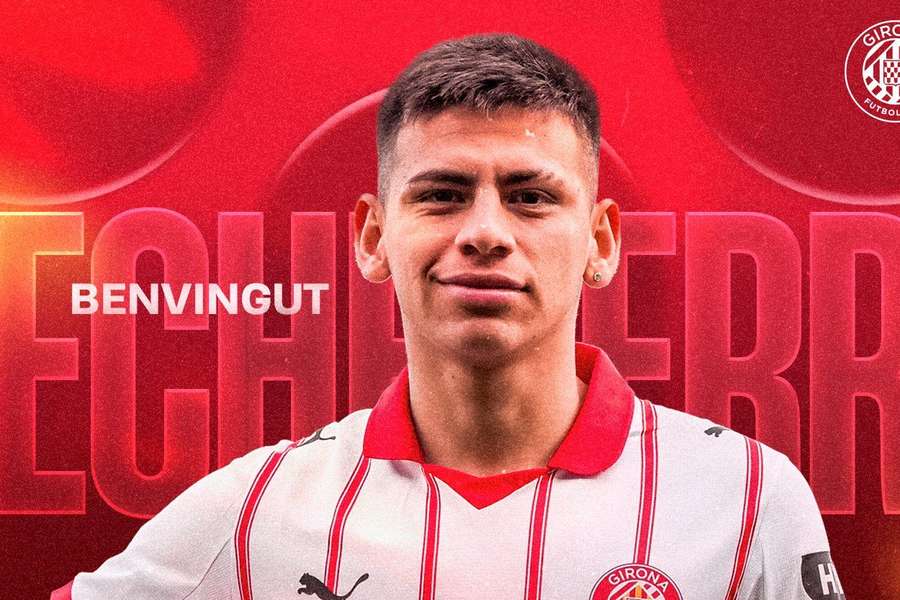 Claudio Echeverri apresentado no Girona