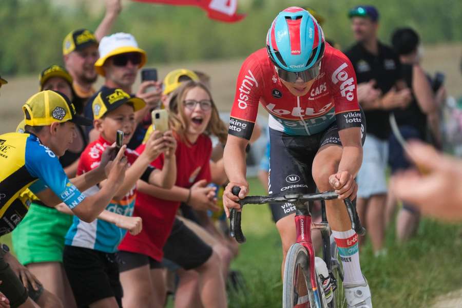 Maxime Van Gils sur le Tour de France 2024.