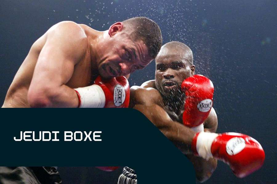 Jean-Marc Mormeck contre Virgil Hill en 2002. Jean-Marc Mormeck contre Virgil Hill en 2002.