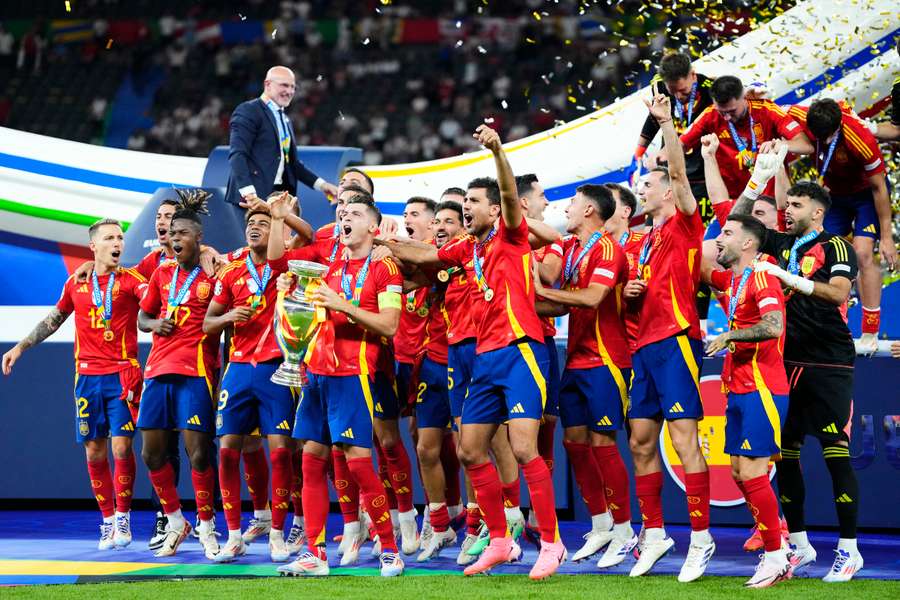 L'Espagne après sa victoire à l'Euro.