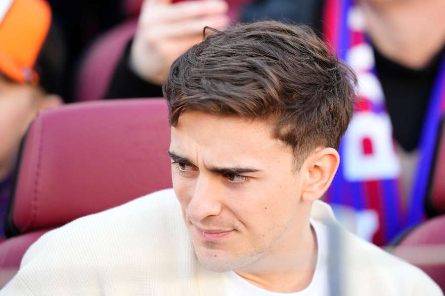 Gavi, durante el Barcelona-Mallorca