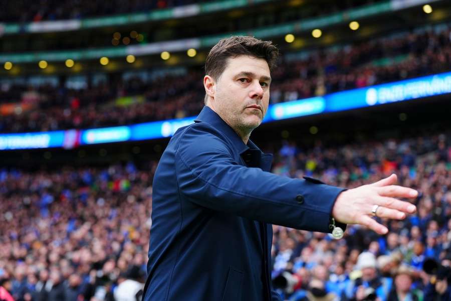 Mauricio Pochettino in de finale van de EFL Cup