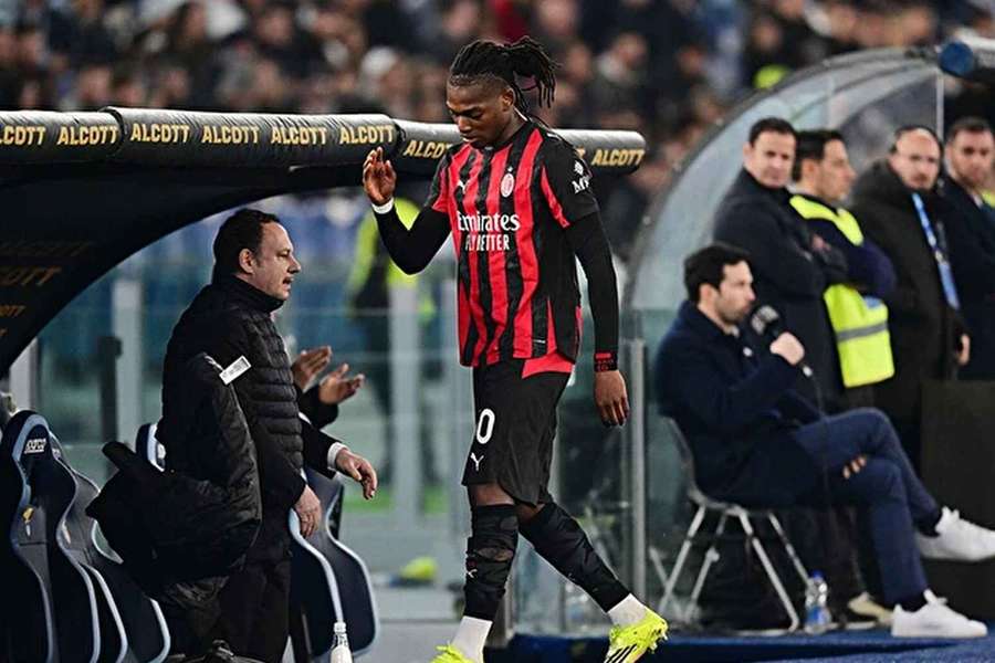 Rafael Leao v utkání proti Laziu 