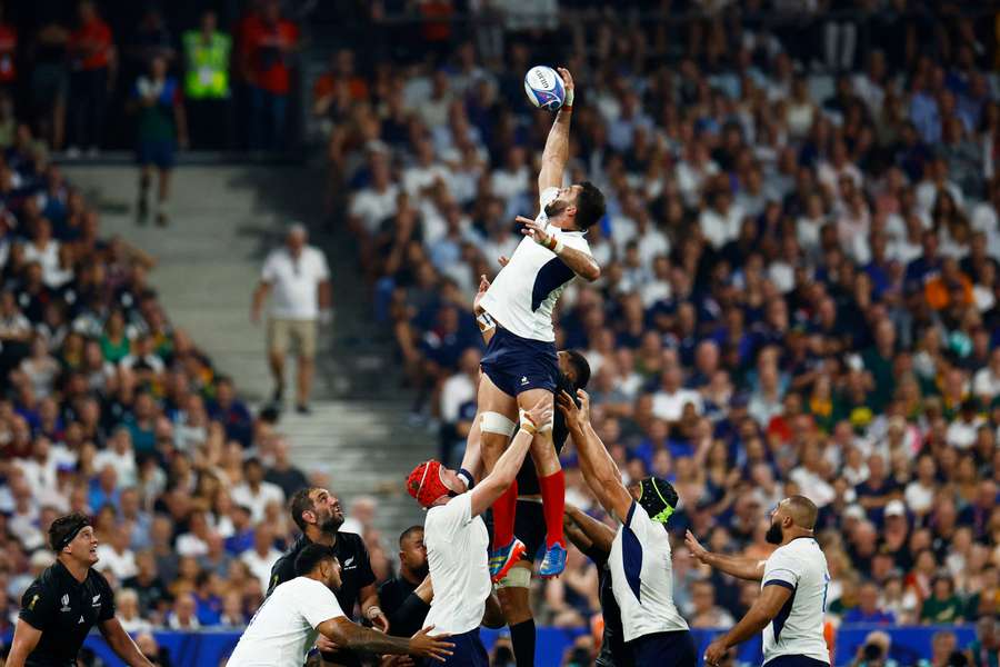 La France en action contre la Nouvelle-Zélande.