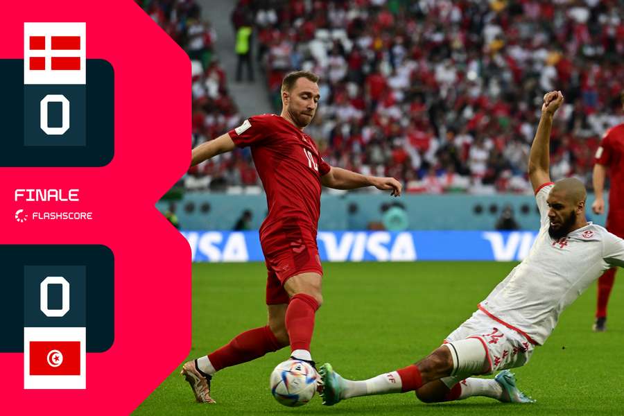 Coppa del Mondo: Danimarca-Tunisia 0-0