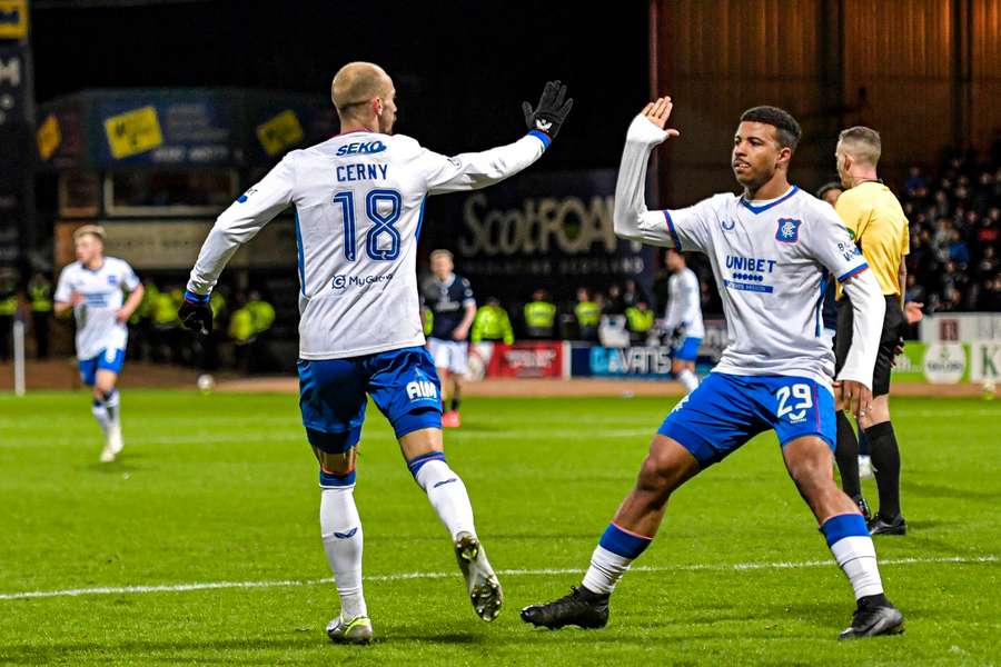 Český křídelník Václav Černý se znovu trefil v dresu skotských Rangers.