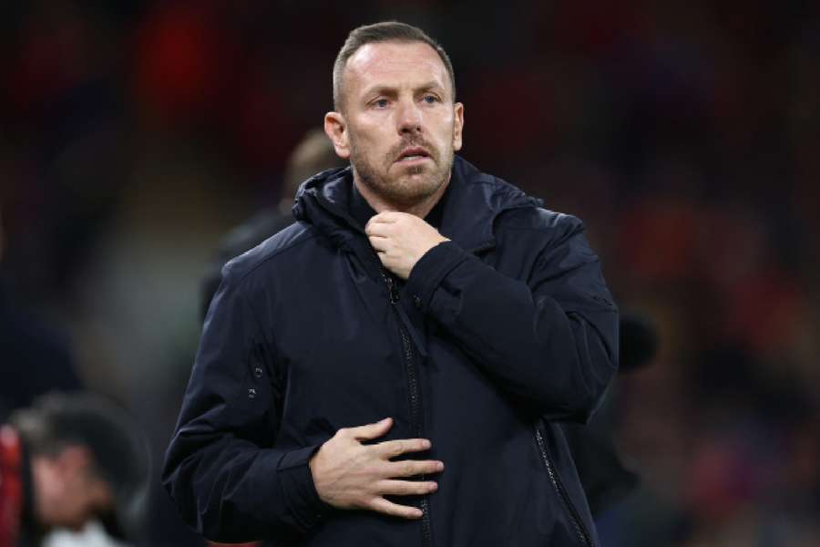 Craig Bellamy on the touchline for Wales Craig Bellamy on the touchline for Wales