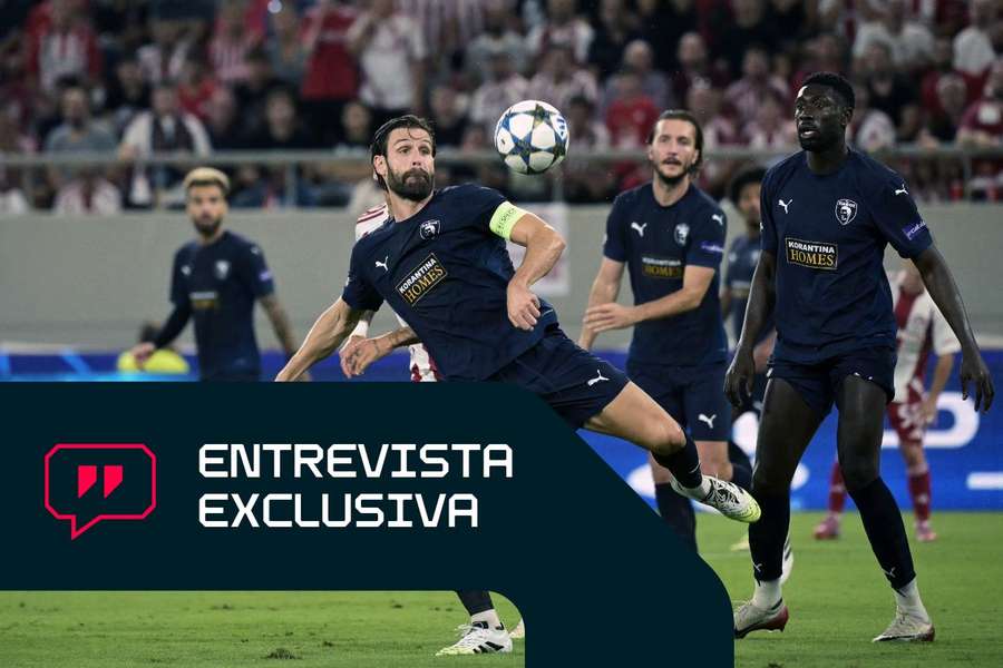 David Goldar, en un partido de Champions