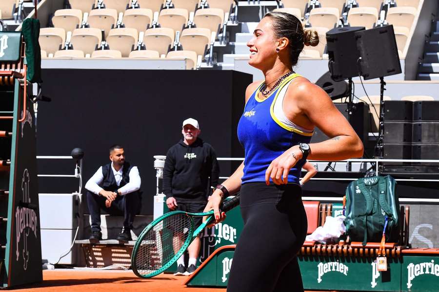 Sabalenka is set to face Bouzas Maneiro in the first round Sabalenka is set to face Bouzas Maneiro in the first round