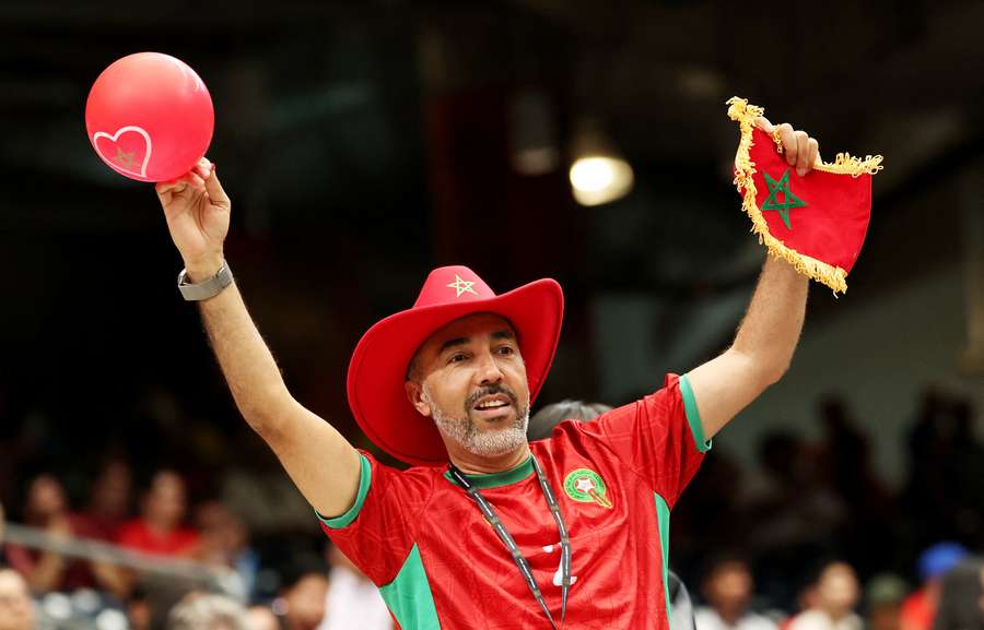 Un tifoso del Marocco Un tifoso del Marocco