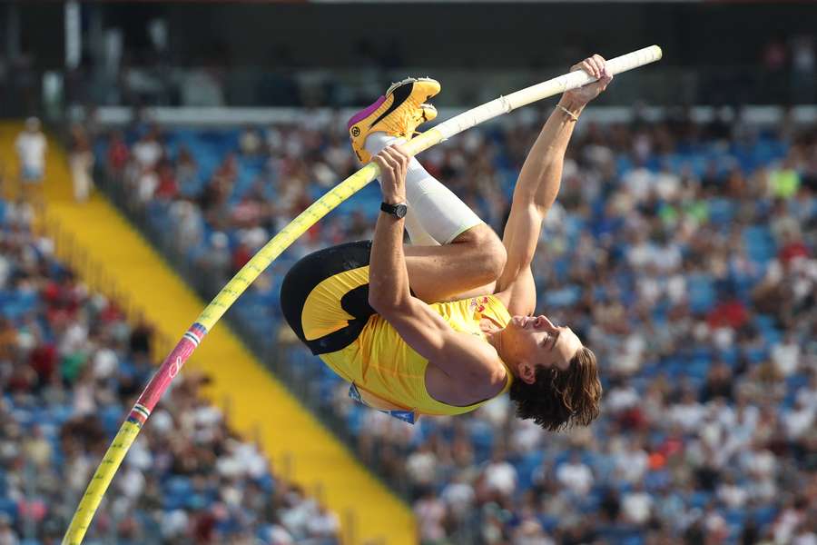 Mondo Duplantis chegou ao meeting de Zurique em grande forma