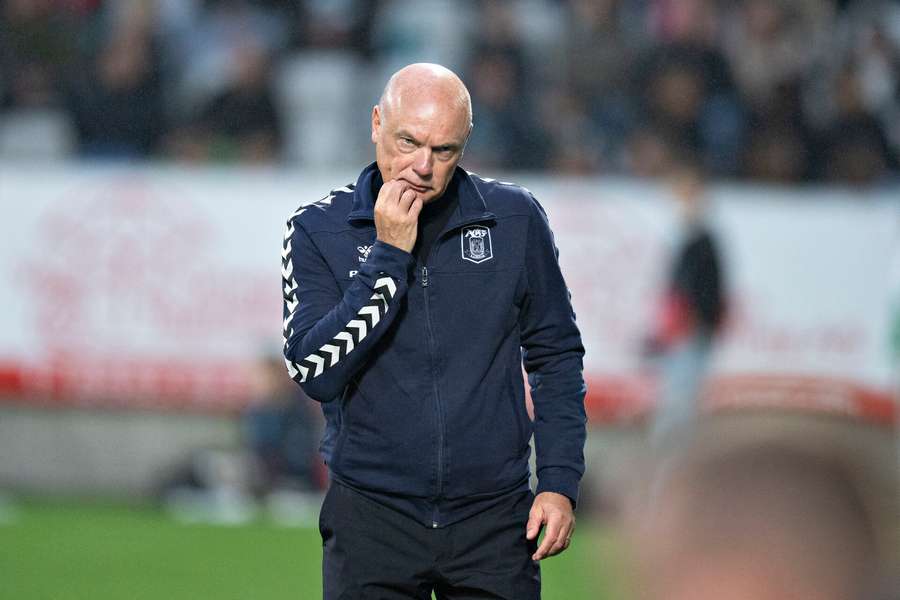 Uwe Röslers AGF har svært ved at finde vejen til netmaskerne i øjeblikket. I Superligaen har kun Randers FC, Vejle B og Hvidovre IF scoret færre mål.