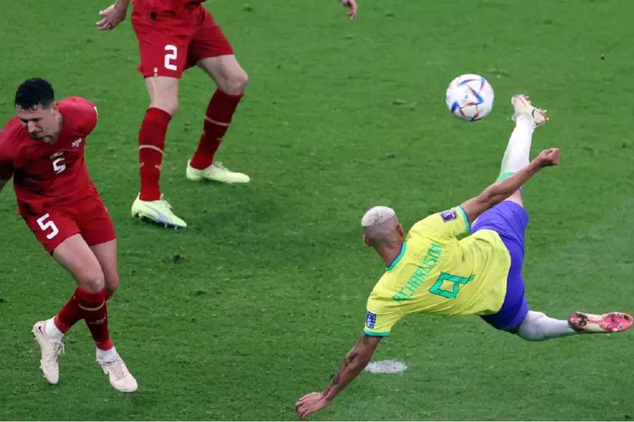 Richarlison marcó el mejor gol del Mundial, según los aficionados