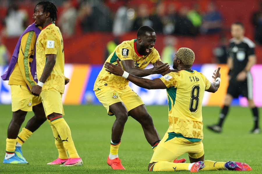Ghana celebrate win over Panama at 2026 FIFA World Cup