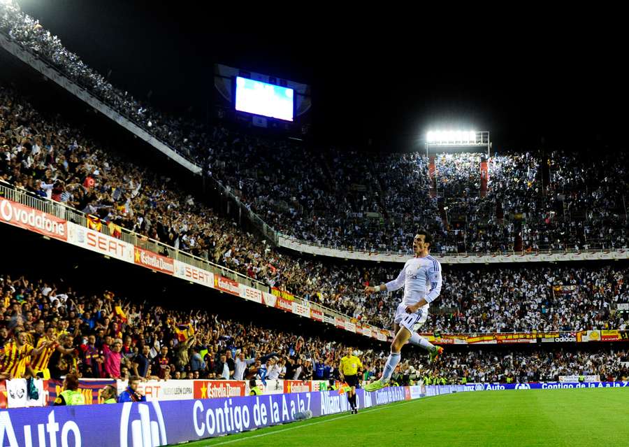 Bale marcou na final da Taça do Rei de 2014
