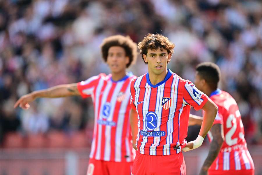 João Félix w koszulce Atlético Madryt