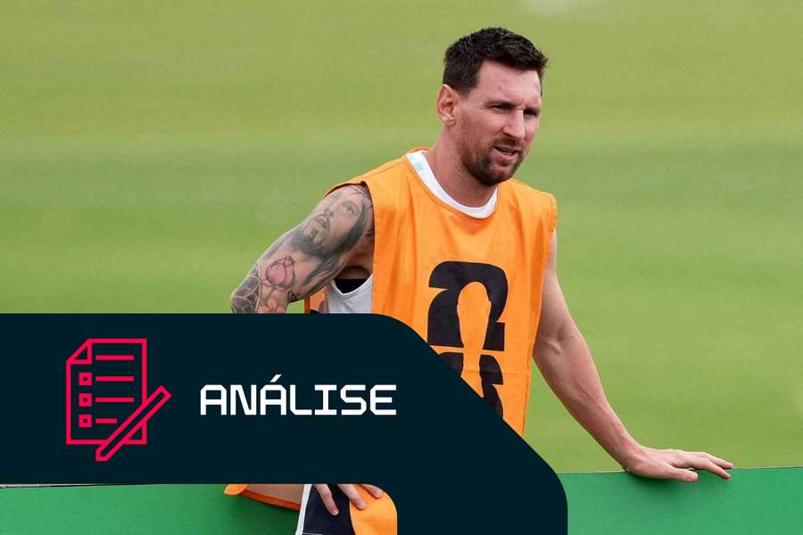 Messi vai começar no banco de suplentes