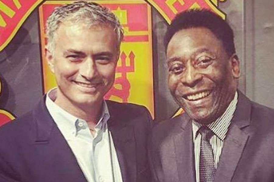 José Mourinho recordou dia com Pelé em Manchester