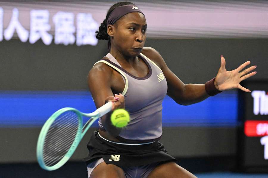 Coco Gauff în China.