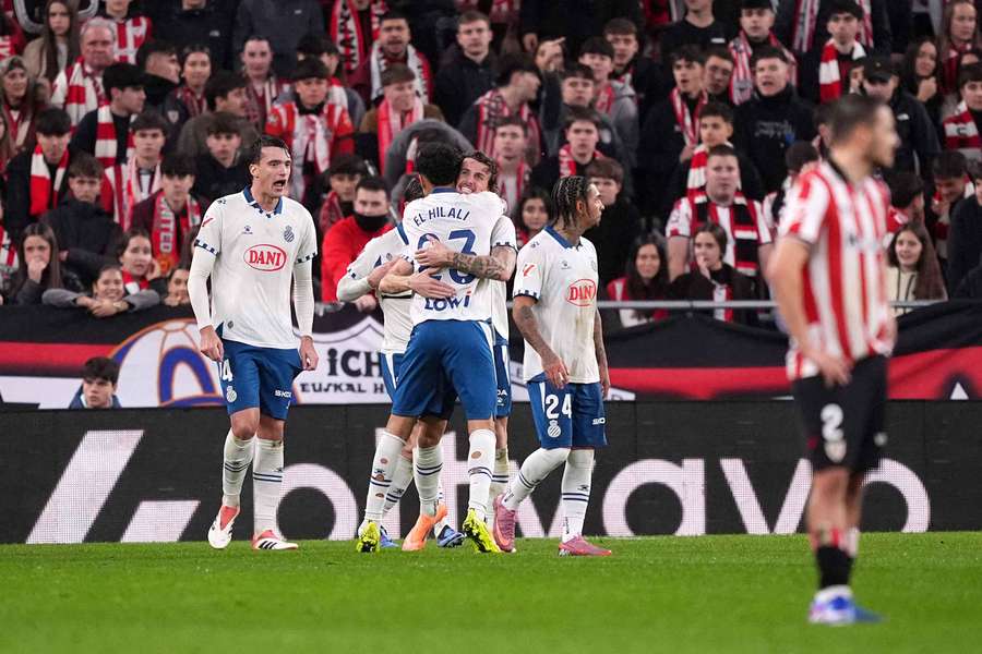 Espanyol vyhrál v BIlbau 2:1. 