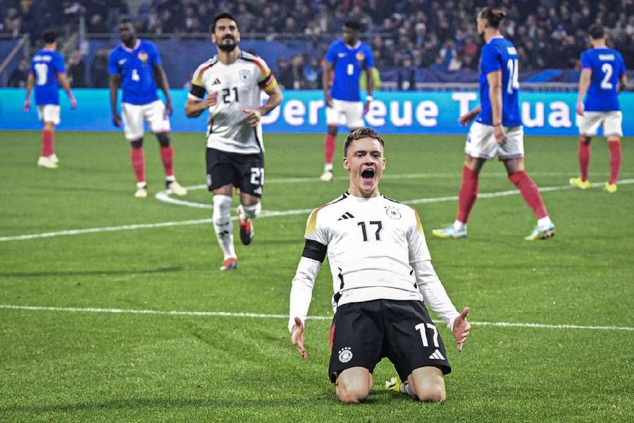 În luna martie, Germania a învins Franța cu 2-0 într-o partidă amicală