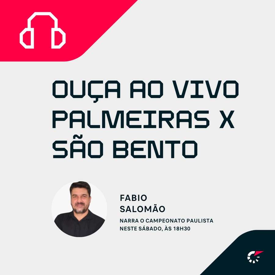 Palmeiras encara o São Bento e você acompanha tudo no Flashscore