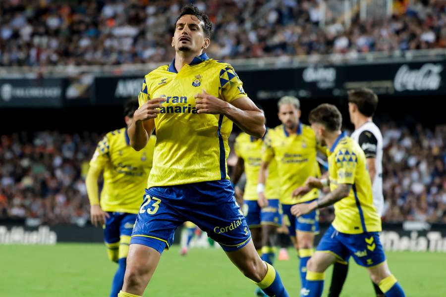 Alex Munoz netted the winner for Las Palmas