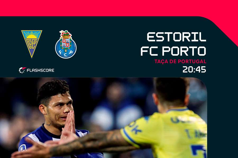 Estoril recebe FC Porto nos oitavos da Taça