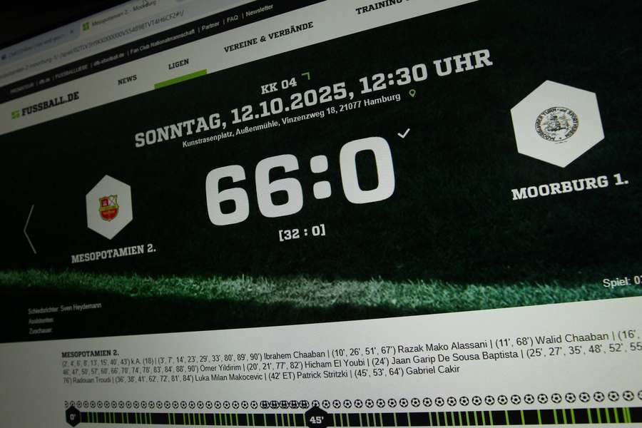 Das Ergebnis wurde von einem Laptop abfotografiert. Das Ergebnis wurde von einem Laptop abfotografiert.