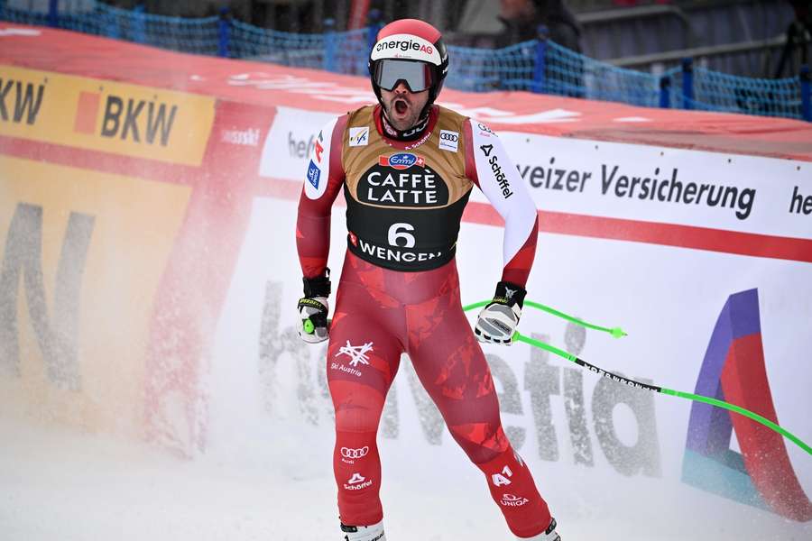 Vincent Kriechmayr war mit seiner Fahrt zufrieden