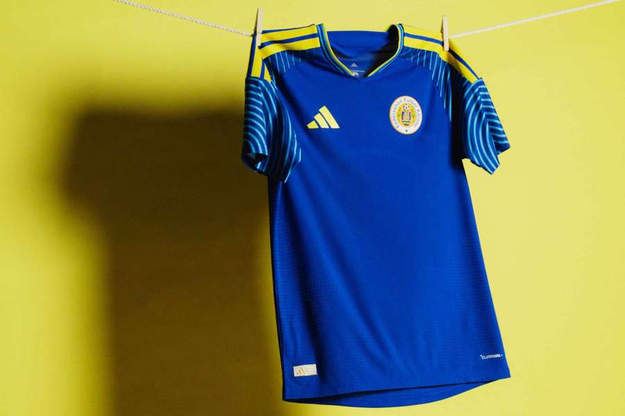 Curacao's new home kit for the 2026 World Cup Curacao's new home kit for the 2026 World Cup