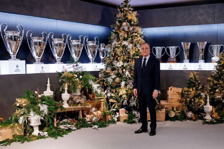 El Real Madrid envió su habitual mensaje navideño.