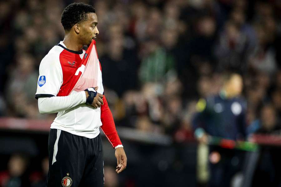 Quinten Timber verloor met Feyenoord de thuiswedstrijd van Ajax met 0-2