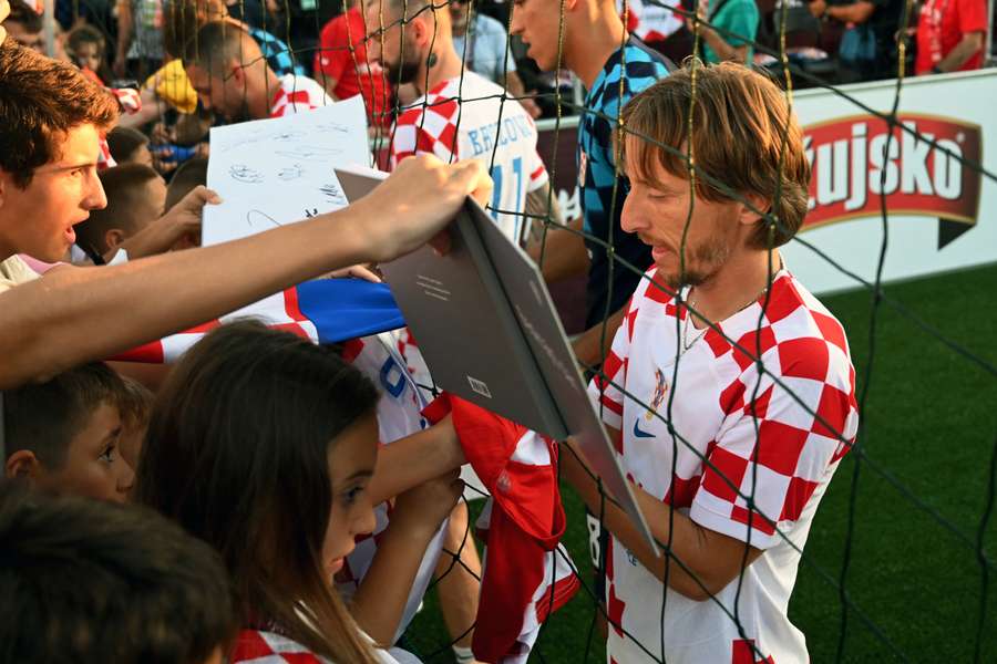 Modric es un ídolo de masas en su país.