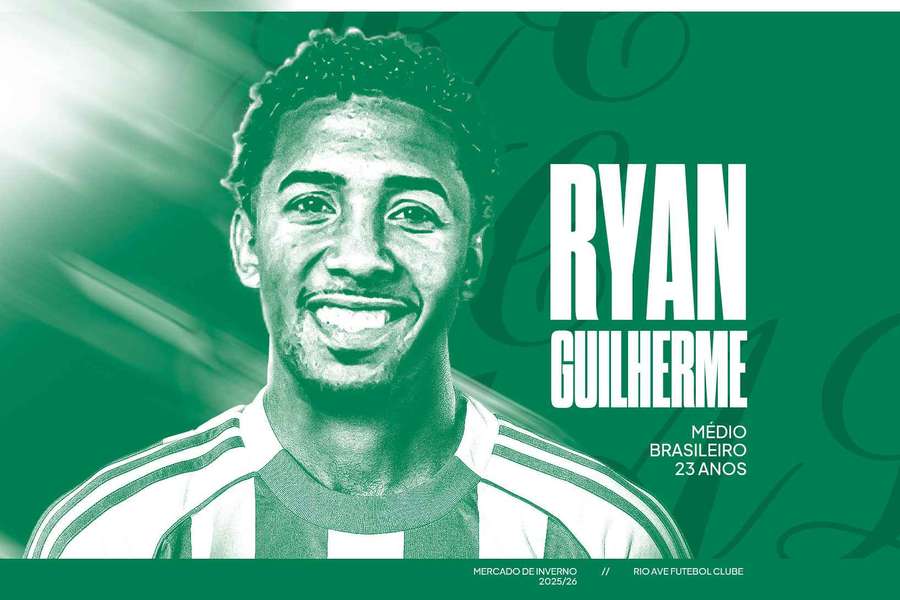 Ryan Guilherme oficializado pelo Rio Ave