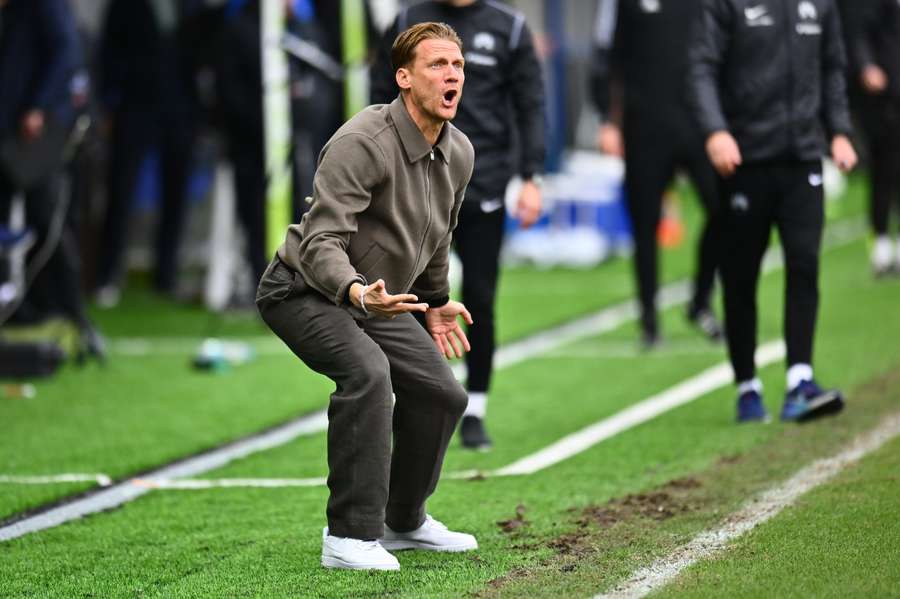 Trenér Liberce Radoslav Kováč.