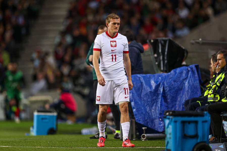 Karol Swiderski was unable to come on against Portugal