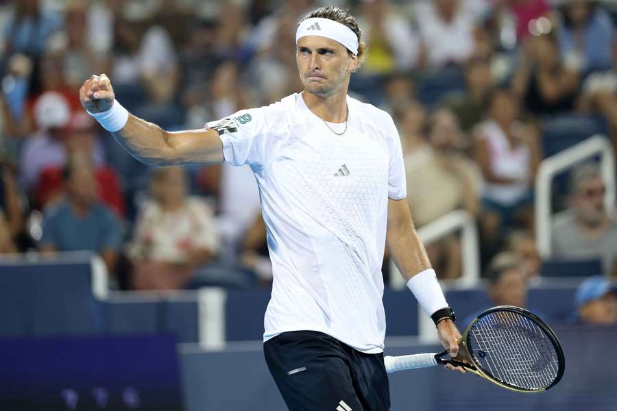 Zverev w Cincinnati. Zverev w Cincinnati.