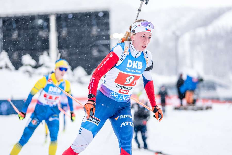 České biatlonistky skončily osmé v závodě štafet Světového poháru v Hochfilzenu.