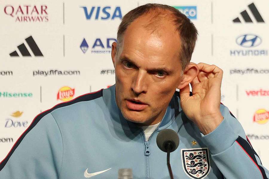 England manager Thomas Tuchel during the press conference