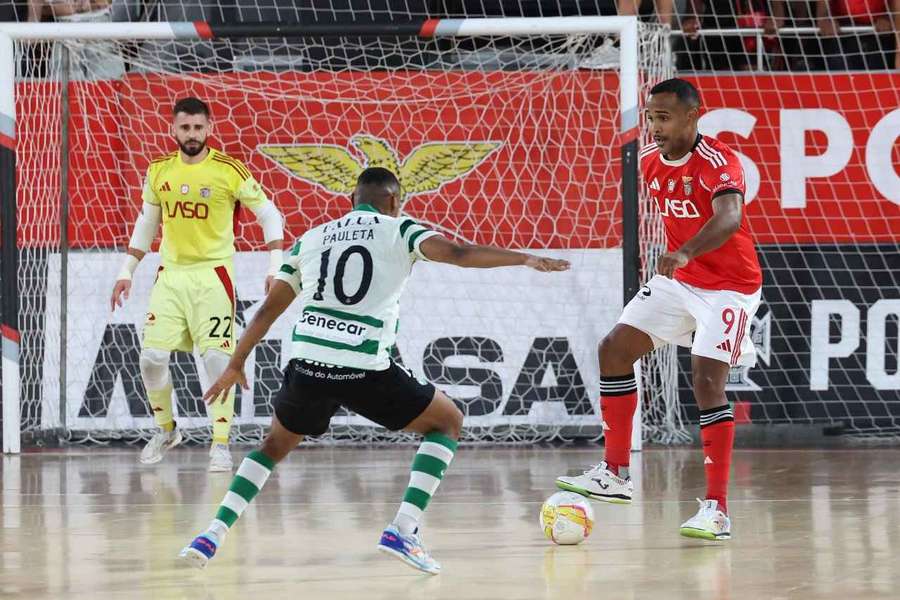 Higor no jogo decisivo com o Sporting Higor no jogo decisivo com o Sporting