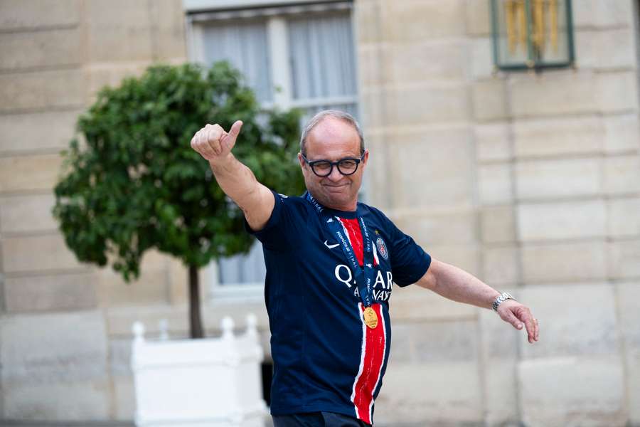 Luis Campos à l'Elysée.