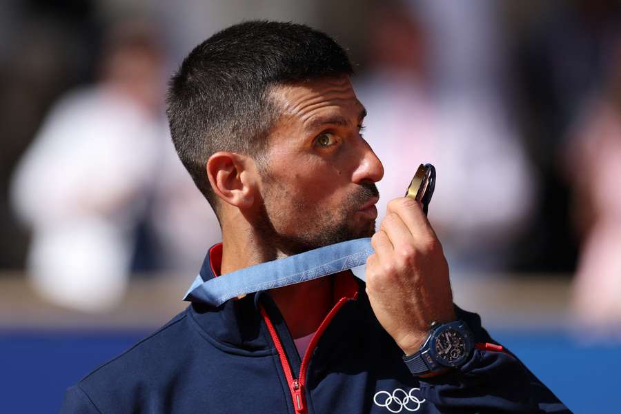 Djokovic finally his his Olympic gold