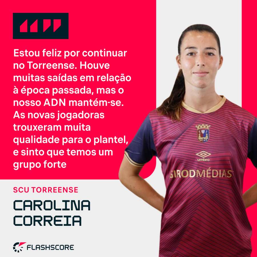 Carolina Correia mudou-se para Torres Vedras em 2023/24