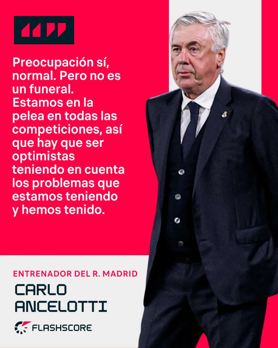 Las palabras de Carlo Ancelotti. Las palabras de Carlo Ancelotti.